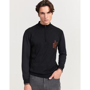 닥스 골프 25FW ONLINE EXCLUSIVE 블랙 방풍 반집업 스웨터 DGSW5D921BK