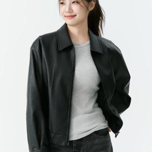 잠뱅이 동백01 신세틱레더블루종자켓 AP3WRJ541