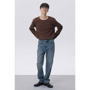 [플랙진]플랙 헨리넥 긴팔 티셔츠(PWTF3RLL45U)