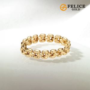 펠리체골드 [신년행운특가] 14K 할로우 렉스 반지