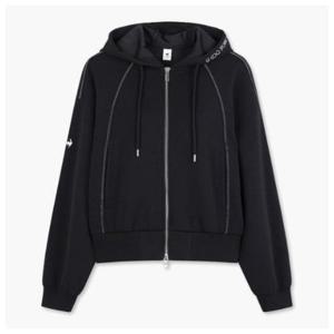 [르꼬끄]르꼬끄후드집업 TQT QP322OFT71-BLK 여성 더블텐션 루즈