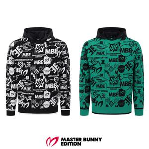 [마스터바니에디션] (411E3SR308) 남성 탈착 후드 로고 자카드 긴팔 니트