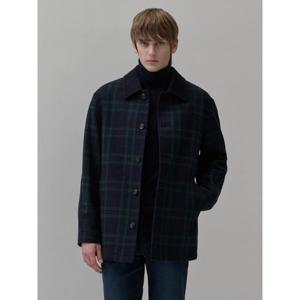 [갤럭시 라이프스타일] 울 체크 초어 재킷  그린 (GC5938L03M)