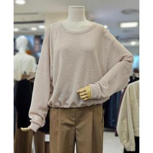 오조크 세이브존01 밑단스트링 시스루 라운드 긴팔스웨터 HLTFCWR566