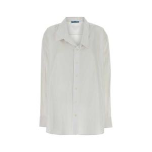 프라다 블라우스 P480ISOOO1XV2 F0009 WHITE