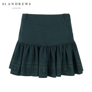 [세인트앤드류스] 여성 STA 프린트 미니 티어드 큐롯 스커트