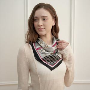 엘르 헤일리 실크 미니 스카프 SE541S319