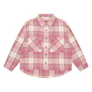 [소이][소이] 여아 아웃포켓 체크 크롭 셔츠 21W5381_PK