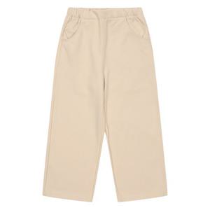 [소이]여아 기모 밴딩 솔리드 와이드 팬츠 21W1256_BE