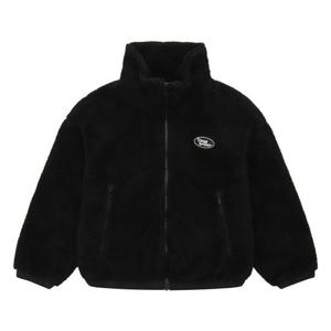 [소이]MARIO여아 양털 플리스 하이넥 점퍼 21W0183_BK