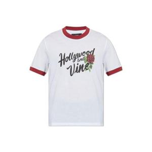 아미리 할리우드 앤 바인 프린트 티셔츠 AMJYTE12590 100 TP949148542