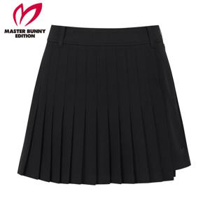 [마스터바니] 여성 백 밴딩 플리츠 플랩 큐롯 팬츠 421E3PS304_BK