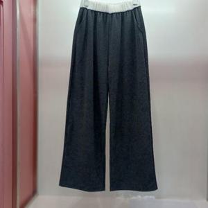 Latium HC06 스판 허리밴딩 니트느낌 편한 통와이드 바지팬츠 T2541pt01G