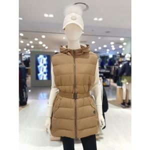 [파리게이츠] 25FW겨울 여성 허리 벨트 경량 다운 베스트 (521E4JV302)