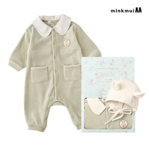 [밍크뮤]MN 베베골벨로아SET우주복 35C1360001 35C13-600-01 출산백일돌선물