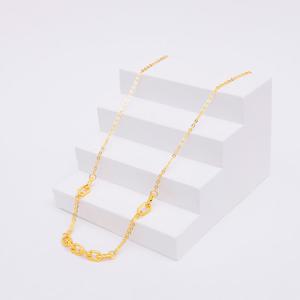 [베티블루] 995 999 24K 순금 비즈 포인트 체인 여성 여자 3.75g 금 목걸이