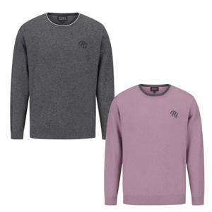 [파리게이츠]511E4SR321-남성 배색 라인 베이직 니트-(25년겨울)