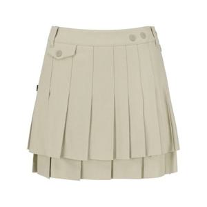 [세인트앤드류스]여성 티어드 플리츠 큐롯 스커트 (821D4PC001BG)