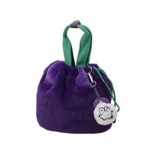 여성 데빌 스마일 키링 퍼 투웨이백 521E4BG302PP