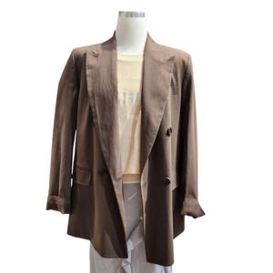 [쥬크]린넨 블렌드 테일러드 더블 자켓    Z252MSF012