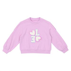 [티파니(정상)](T45KAT060)-라일락 로고 맨투맨