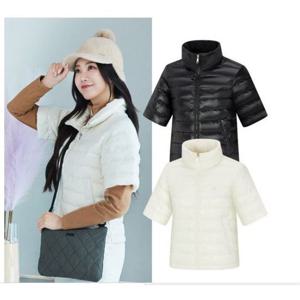 [콜핑]LD18 여성 겨울 반팔 경량 덕다운자켓 오리털패딩 KVJ6510W