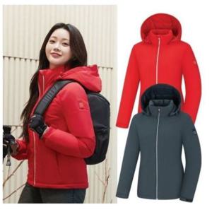 [콜핑]LD33 여성 가볍게 착용 가능한 방풍기능 웰론 충전재 패딩 자켓 KVJ6520W