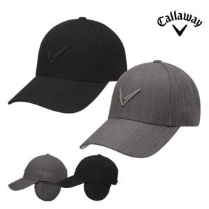 캘러웨이 쉐브 이어워머 방한 볼캡 겨울 골프모자