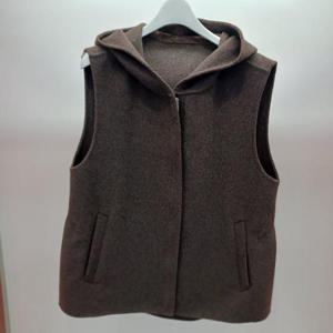 Latium HC06 핸드메이드 옆트임 집업 캐쥬얼 세미정장 울 후드조끼 T2554vt02B1