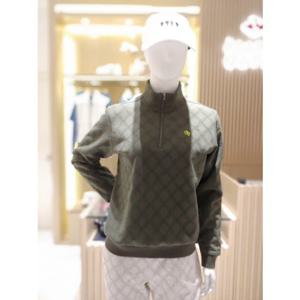 [파리게이츠]531E4TR483_KH-남여공용 밍크 본딩 전판 후로피 반집업 티셔츠-(25년겨울)