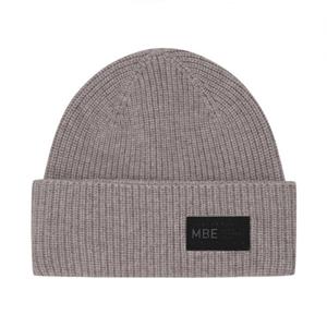 [마스터바니에디션] (411E4CP206)남성 로고 패치 골조직 롤업 비니