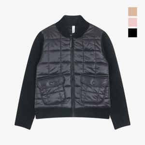[GS]클라우스 방풍 패딩 여성 골프 니트 자켓 FH25WW2509_BK