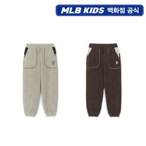[MLB키즈] 아웃도어 모노그램 플리스 조거 팬츠 2종 택1 (7APTM0356)