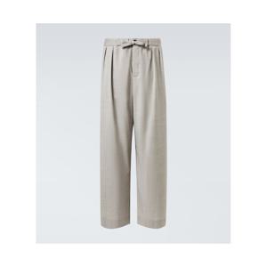 로에베 울 와이드 팬츠  P01063160