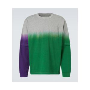 사카이 Dyed 코튼 스웨트셔츠 P01068437