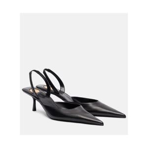 생로랑 Misty 55 레더 슬링백 펌프스 P01086682