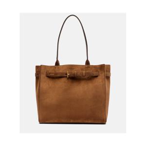 톰포드 Audrey 미디엄 스웨이드 토트 백 P01038694