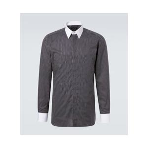 톰포드 폴카 도트 코튼 포플린 셔츠 P01060263