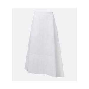 질샌더 어시메트릭 리넨 스커트 P01045483