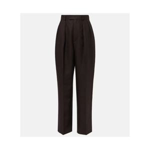 로로피아나 하이라이즈 리넨 스트레이트 팬츠 P01069279