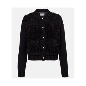 몽클레어 다운 패널 울 테디 카디건 P01101143