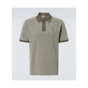 로에베 Anagram 코튼 피케 폴로 셔츠 P01063175