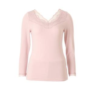 와코루 도톰하고 포근한 9부 여성 겨울 기모 내의상의 WLG2553C