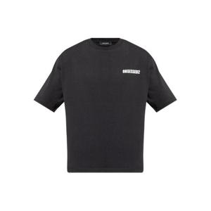 디스퀘어드2 폴로 티셔츠 S74GD1479 D20033 900 NERO E BIANCO