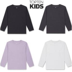 [탑텐키즈]MKG5TS3903 아동 에센셜 코튼 기본핏 긴팔티