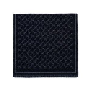 구찌 다크블루 GG 울 스카프 839035 3GAMQ 1468
