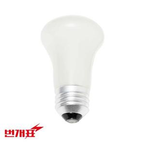 번개표 크립톤 전구 60W 불투명 E26 베이스 전구 미니전구 캠핑전구 미니크립톤 전구색미니전구