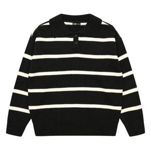 더센트럴 소이주니어 TC01 스트라이프 카라 니트티 25W5031