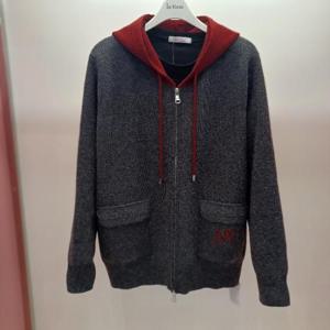 Destijl HC06 엉덩이길이 품편한 집업 가디건형 니트 모아후드점퍼 D2541jp01G