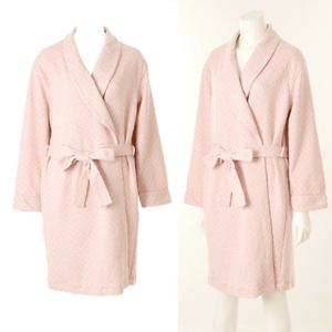 [와코루]여성잠옷 로브가운 겉가운 따뜻한 누빔면 포근한 착용감 WRB5486W